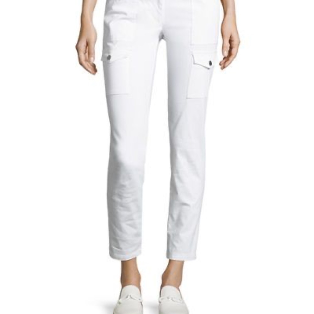 ANATOMIE - Kate Skinny Cargo Mid-weight Pants - Size XS - White
